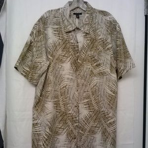 Van Heusen Mens Short Sleeve Tropical Shirt